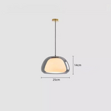 Moderne Jelly Hanglamp – Elegante Witte Glazen Kap met Verstelbare Daling
