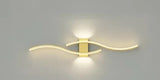 Lumivora Wave LED Wandlamp | Modern Golf-Design | Energiezuinig & Stijlvol | 60×15 cm | Warm, verblindingsvrij Licht