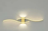 Lumivora Wave LED Wandlamp | Modern Golf-Design | Energiezuinig & Stijlvol | 60×15 cm | Warm, verblindingsvrij Licht