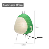 Japanse rijstpapier tafel lamp