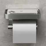 Toiletpapierhouder met plank – Stalux