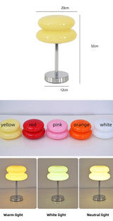 ONTWERPERS GLAS TAFELLAMP – SFEERVOLLE LED-LAMP VOOR SLAAPKAMER EN KANTOOR