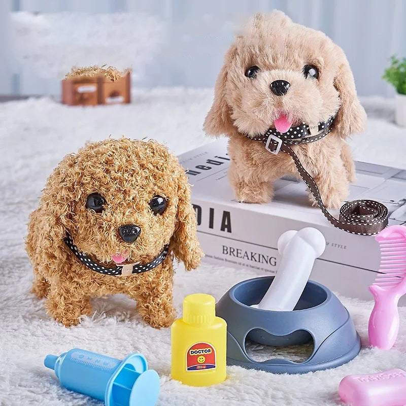 Lopende Pluche Hond met Beweging – Interactief Knuffeldier voor Kinderen