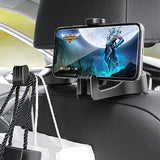 HookNHold | Hoofdsteunhaak met Telefoonhouder Combo!
