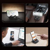 360° RotateX | Draaiende Telefoonhouder voor Auto Zwart