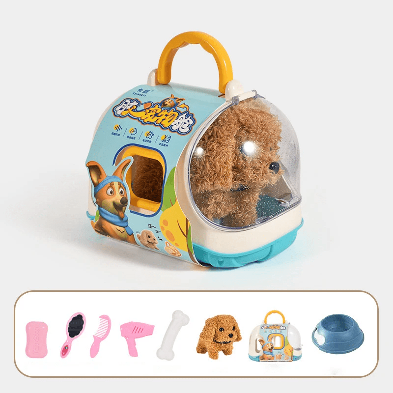 Lopende Pluche Hond met Beweging – Interactief Knuffeldier voor Kinderen