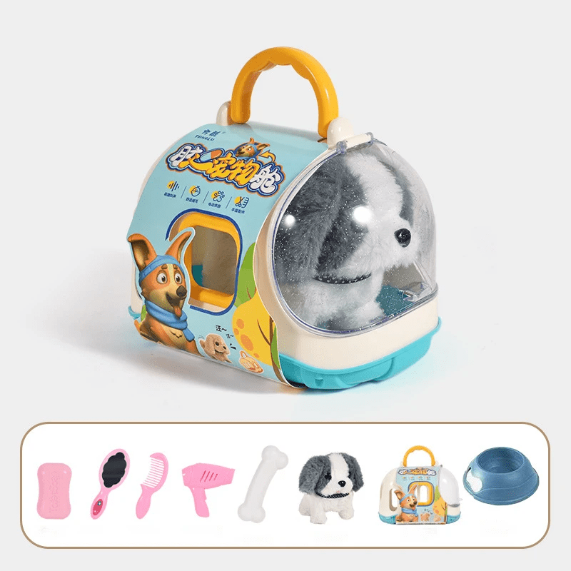 Lopende Pluche Hond met Beweging – Interactief Knuffeldier voor Kinderen