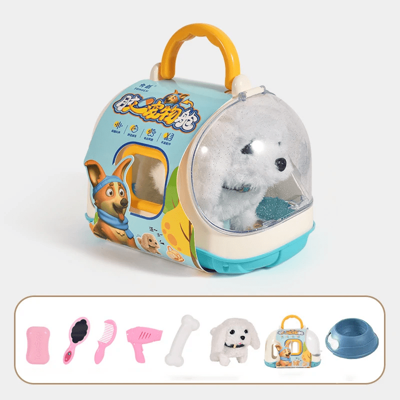 Lopende Pluche Hond met Beweging – Interactief Knuffeldier voor Kinderen
