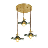 Noordse Design LED-Hanglamp | Kleurrijke glas- en koperverlichting voor slaapkamer, woonkamer & bar