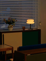 ONTWERPERS GLAS TAFELLAMP – SFEERVOLLE LED-LAMP VOOR SLAAPKAMER EN KANTOOR