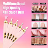 5-IN-1 ELECTRISCHE NAGELPOLIJSTAPPARAAT – DRAAGBAAR MANICURE-TOOL MET LICHT