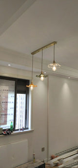 Noordse Design LED-Hanglamp | Kleurrijke glas- en koperverlichting voor slaapkamer, woonkamer & bar