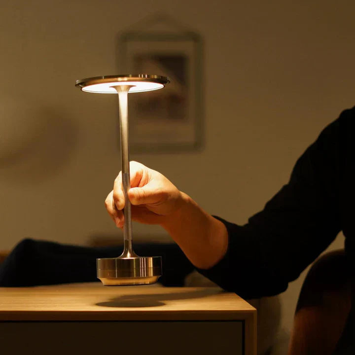 LuminLight | Draadloze LED Tafellamp Oplaadbaar Dimbaar