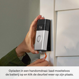 Luxe Videodeurbel - Draadloos met Batterij | 1080p HD