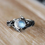 Stijlvolle Maansteen Statement Ring – Iris