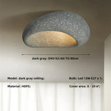 Natuurlijke Wabi-Sabi Plafondlamp - SereneAura