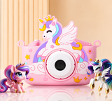 Fotocamera - Unicorn Meisjes, 32GB SD-kaart, HD Foto's & Video's, Oplaadbare Batterij, Inclusief Accessoires