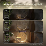 Touch Control Bedside Alarm Clock Light – Elegante & Aanpasbare Wake-Up Lamp