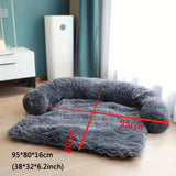 Pluche Hondenbed met Afneembare Wasbare Hoes - Zacht en Multifunctioneel Slaapmat voor Grote, Middelgrote en Kleine Honden