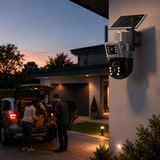 DualGuard Solar 4K – Draadloze beveiligingscamera met zonnepaneel & 360° zicht