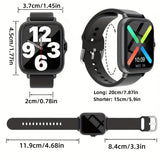 SmartFit Touch - Stijlvolle Slimme Horloge met Activiteitstracker & Meldingen
