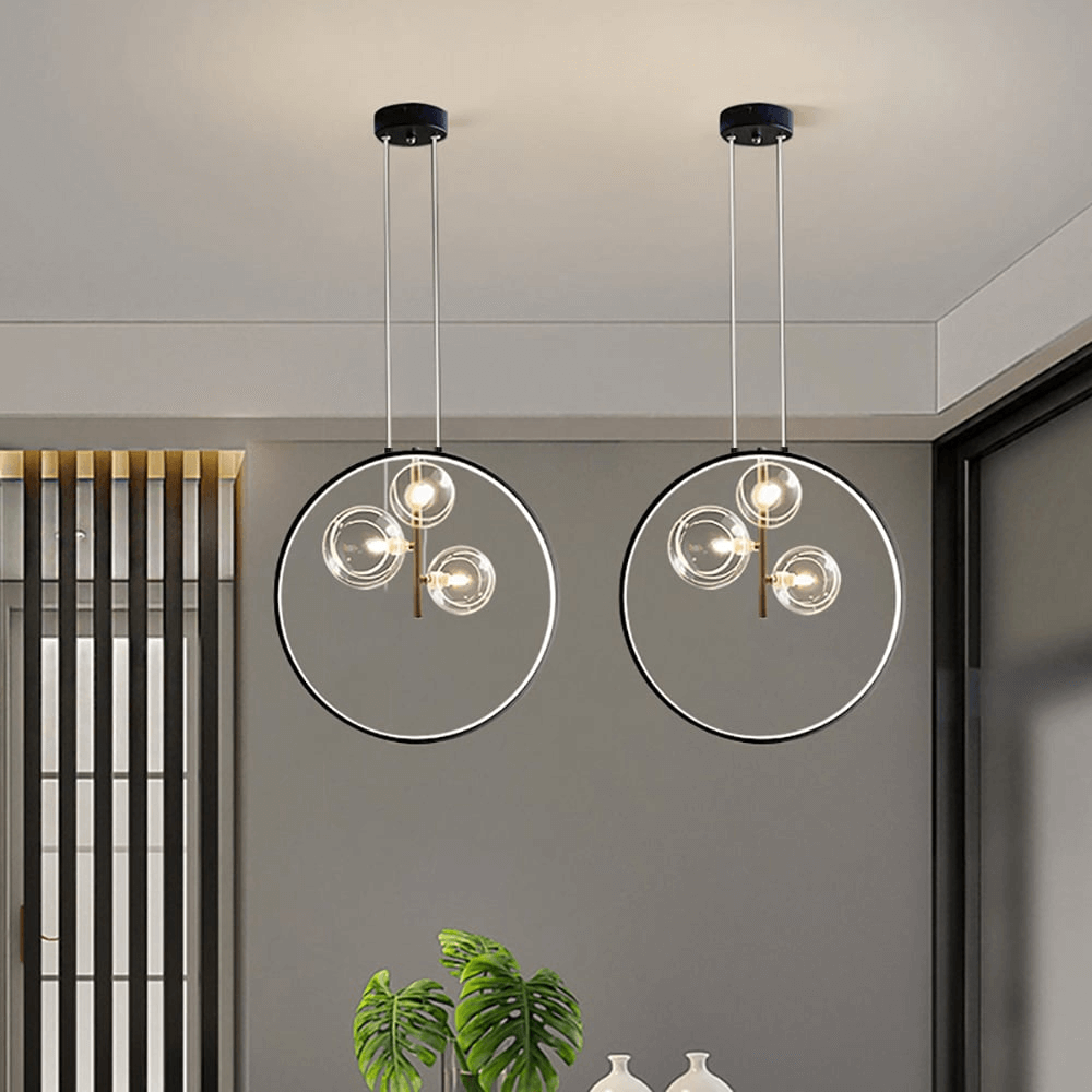 Minimalistische Glazen Hanglamp - LED Verlichting