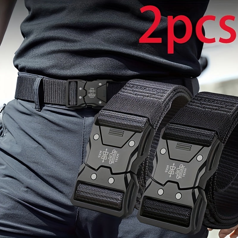 Unisex Tactische Nylon Riem – Stevig, Ademend en Veelzijdig