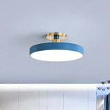 Ronde LED plafondlamp in Scandinavische stijl