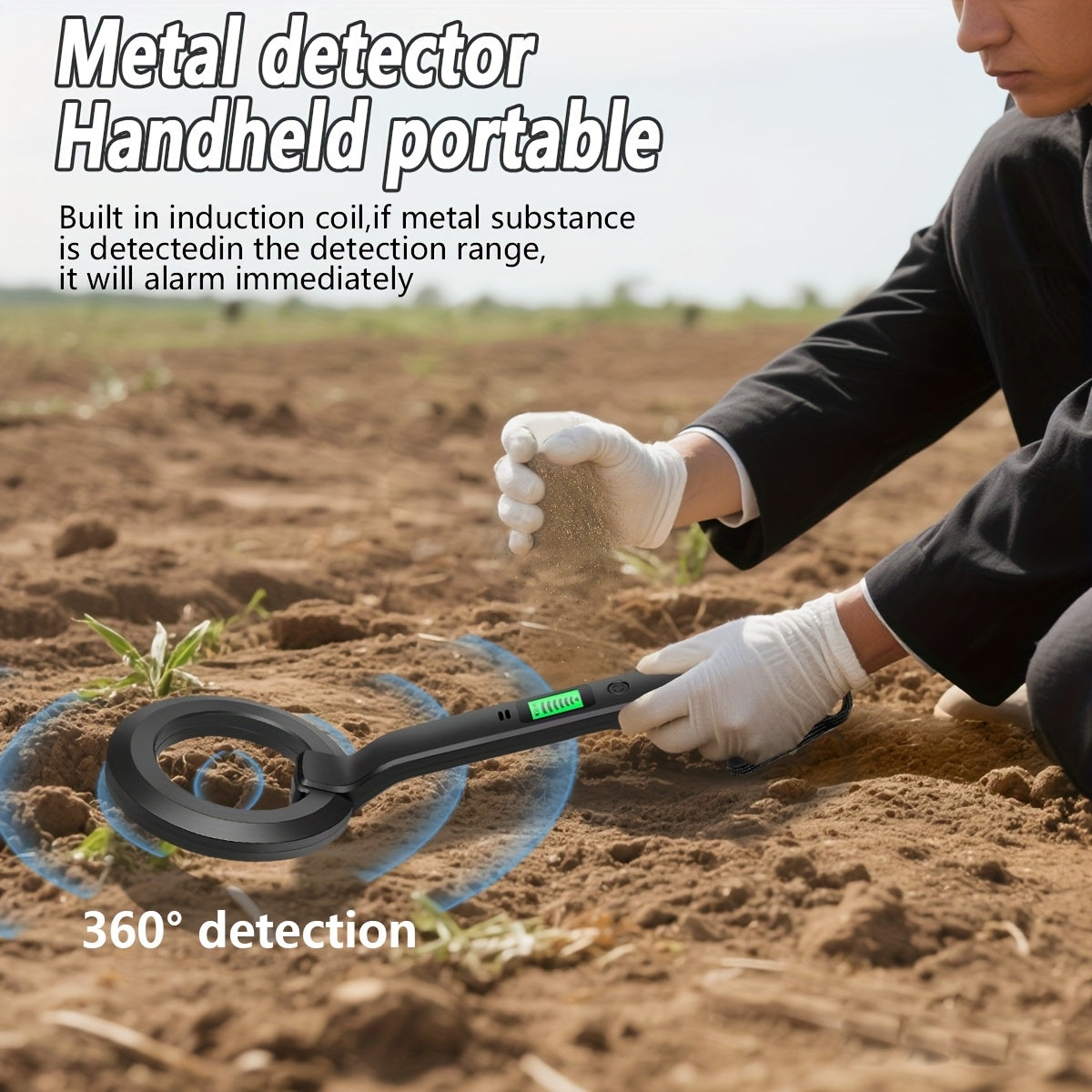 ProScan Metaaldetector – Nauwkeurig en Gebruiksvriendelijk voor Outdoor Avonturen