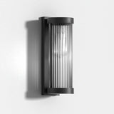 Moderne Buitenlamp Cilindrisch Metaal & Glas