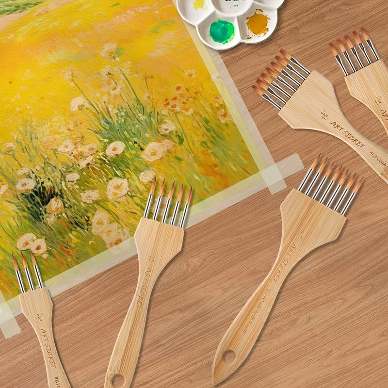 ArtSecret Multitandige Kammen Set – Creatief en Veelzijdig voor Schilderkunst