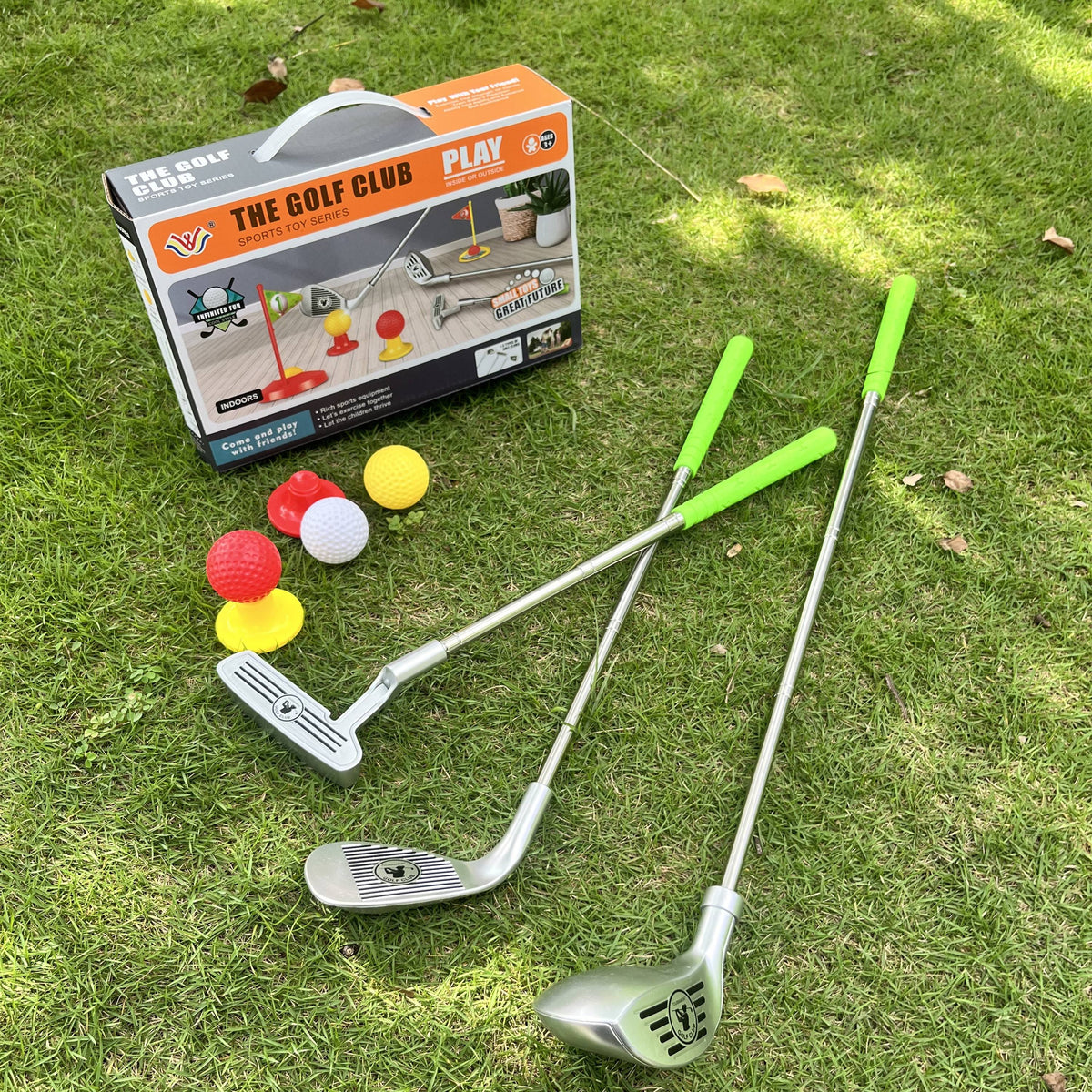 Golfset voor Kinderen - Verstelbare Clubs en Doelen voor Eindeloos Speelplezier