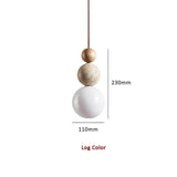 Moderne Hanglamp van Travertin - Eenvoudig Design