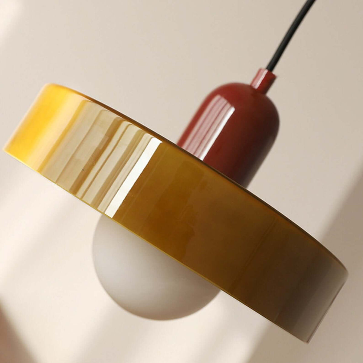 Kleurrijke Glas Hanglamp - Modern Design