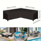 ShieldGuard Outdoor Hoes – Robuuste Bescherming voor V-vormige Loungesets
