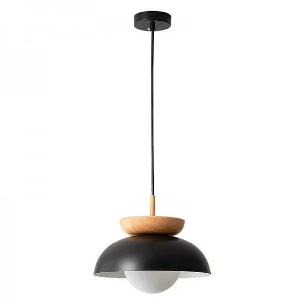 Scandinavische Hanglamp - Houtdesign