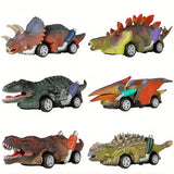 Dino Racer Speelset - Vlotte Dino Voertuigen voor Avontuurlijke Kinderen