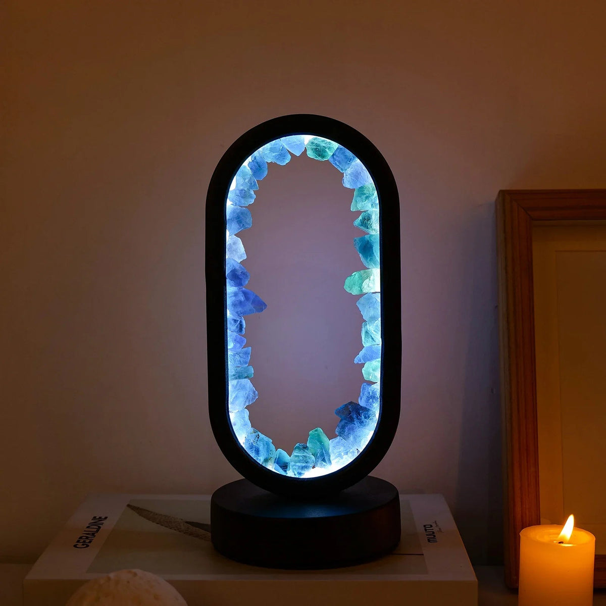 Handgemaakte Amethistlamp - Serenith