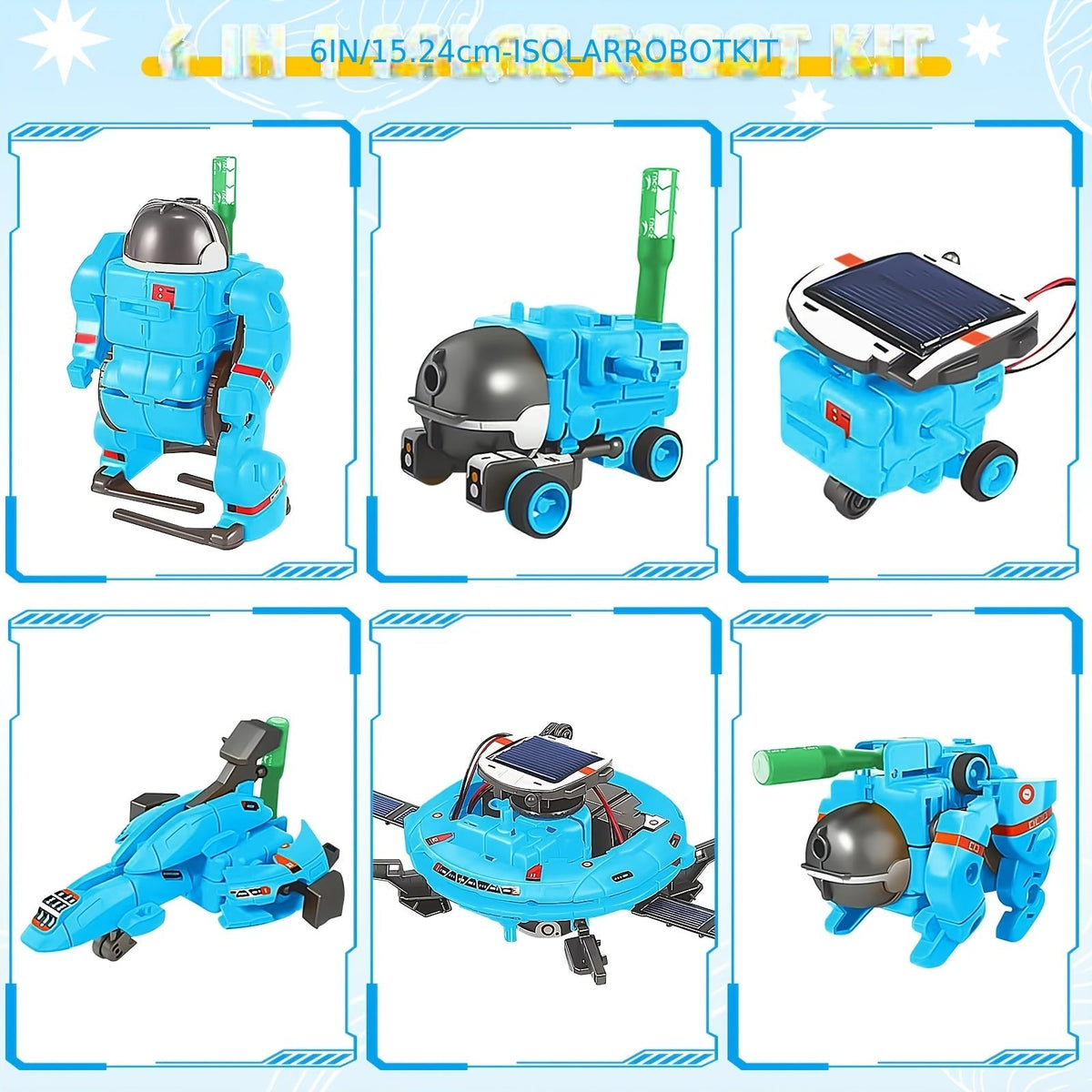Solar Robot 6-in-1 bouwset - Educatief en Innovatief