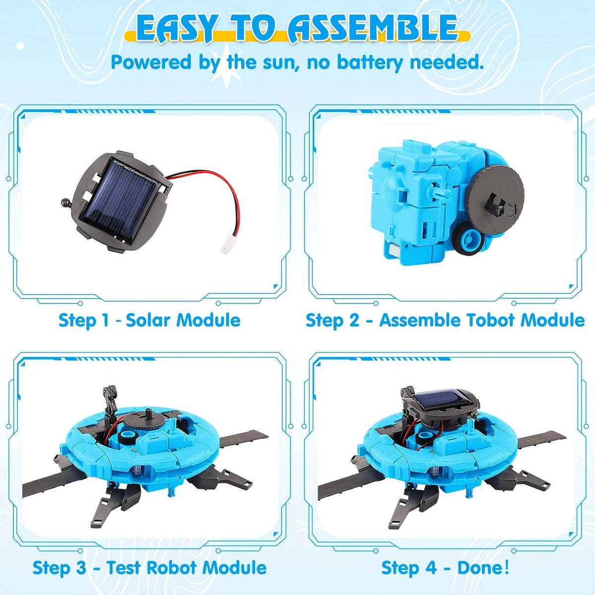 Solar Robot 6-in-1 bouwset - Educatief en Innovatief