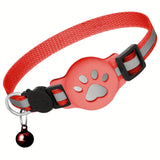 Kattenhalsband met Veiligheidsbuckle en Bel – Verstelbaar voor Katten van Verschillende Maten