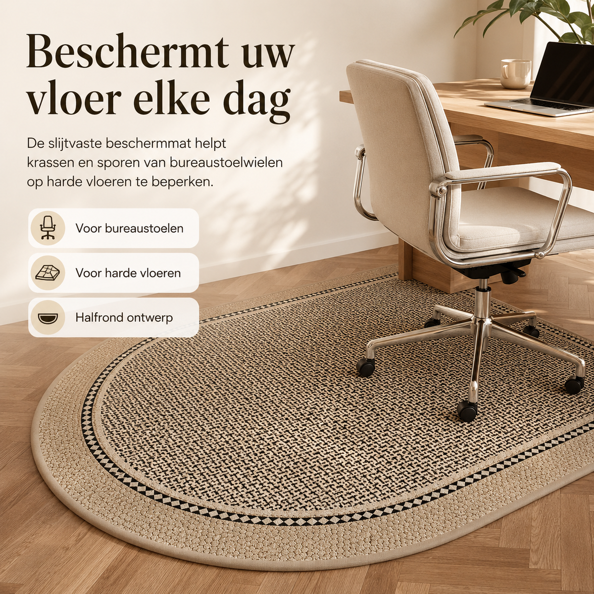 Vloerbeschermer - PVC Slijtvast - Beschermmat