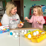 Vormen Match Eieren – Educatief Speelplezier voor Kinderen