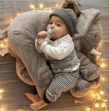 Olifant Knuffel Baby Kussen – Zacht, Knuffelbaar en Comfortabel