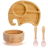 Kinder-servies set met zuignap – EcoFeast