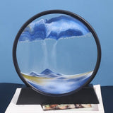 3D Bewegende Zandkunst - Rustgevende Glaskunst voor Elke Ruimte