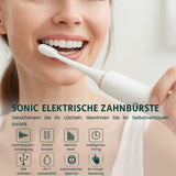 Elektrische Tandenborstel met 6 Reinigingsmodi | Ultrasone Tandenborstel voor Volwassenen & Kinderen | TandKlar