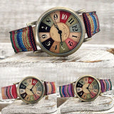 Luna Retro Horloge - Voor een Kleurrijke en Speelse Stijl