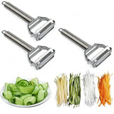 Ultrascherpe RVS Multifunctionele Groenteschiller & Julienne Snijder Aardappel Wortelrasp