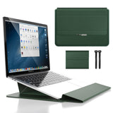 Opvouwbare beschermende tas–standaard 2-in-1 voor laptop | Premium hoes met standaardfunctie